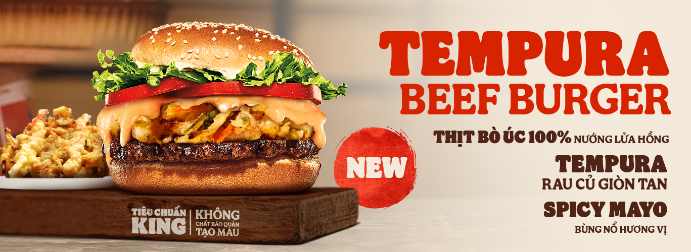 Tempura Beef Burger