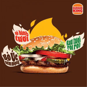 BURGER WHOPPER JR