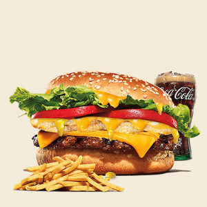 COMBO BURGER BÒ TẮM PHÔ MAI (CỠ LỚN)