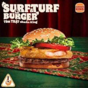 BURGER SURF N TURF JR