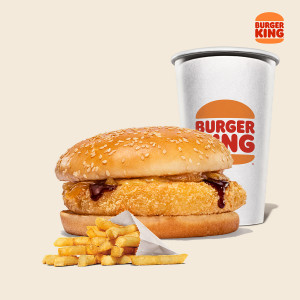 CHEESE RING BURGER COMBO