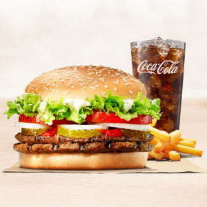 COMBO BURGER 2 MIẾNG BÒ NƯỚNG
