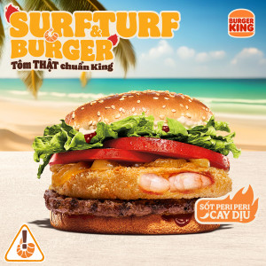BURGER SURF N TURF