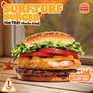 BURGER SURF N TURF