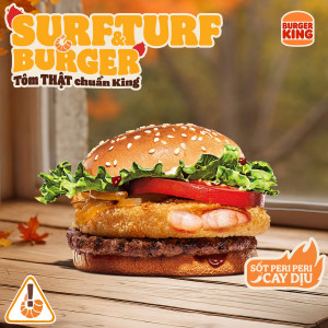 BURGER SURF N TURF JR