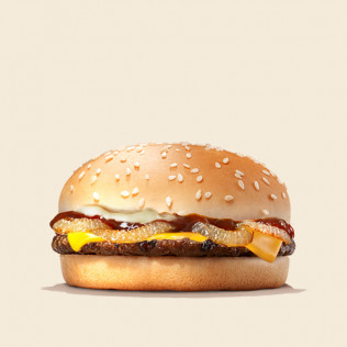 Burger Bò Nướng Hành Chiên