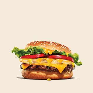 BURGER BÒ TẮM PHÔ MAI (BÁNH LỚN)