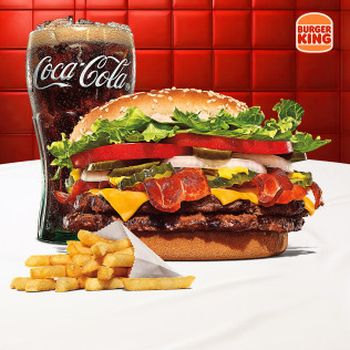 COMBO DOUBLE WHOPPER BBQ BACON AND CHEESE