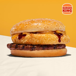 CHEESE RING BEEF BURGER ( New ) 