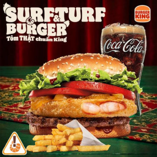 COMBO BURGER SURF N TURF