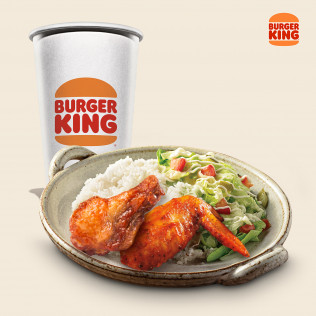 BBQ MIX WINGS 2PCS RICE COMBO 