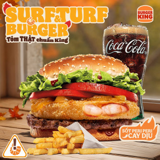 COMBO BURGER SURF N TURF