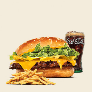 COMBO BURGER BÒ KHOAI GIÒN TRÀN PHÔ MAI