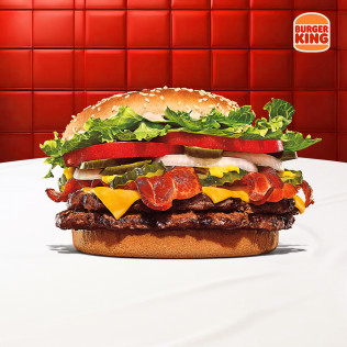 DOUBLE WHOPPER BBQ BACON AND CHEESE