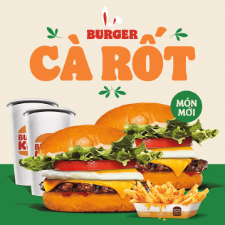 Combo Burger Cà rốt - 199k