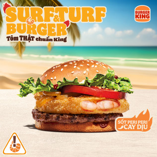 BURGER SURF N TURF JR