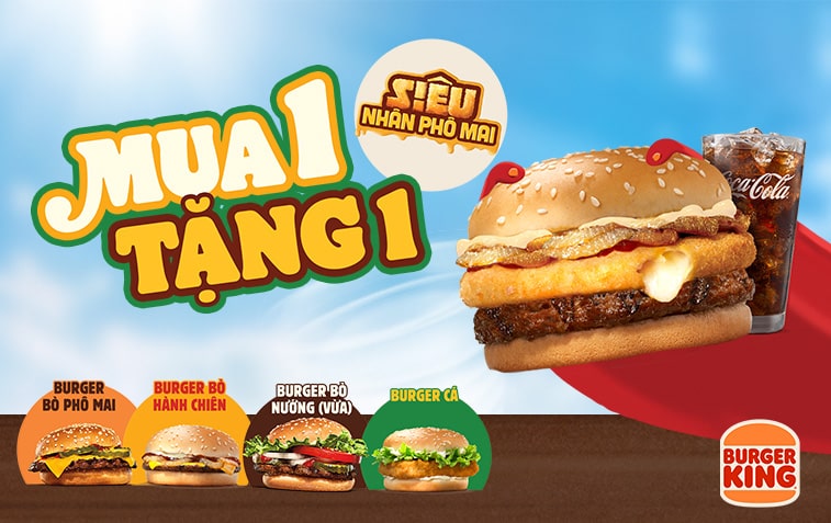 Siêu Nhân Phô Mai – Mua 1 Tặng 1